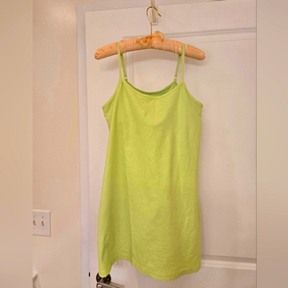 Beyond Yoga Lime Green Essence Dress, M